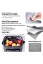 Suitable for 4-Layer Insulated Cooler Bag Double-Layer 12 L Picnic Oxford Heat Cold 12H Waterproof Grey - 3