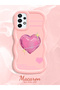 Samsung Galaxy A73 Compatible Case with Sweet Pink Hearts Motifs in Three Colors to Choose from