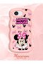 iPhone 16E/17E Compatible Wavy Frame Mouse Cartoon Patterned High-Quality Silicone Phone Case