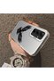 Samsung Galaxy A35 Compatible Hard Acrylic Back Silicone Edge Lens Protection Case - 4