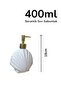 Stoneware Liquid Soap Dispenser Oyster White 40266 - 2