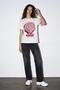 26Ytsh02323 Women's Print Detailed T-Shirt - 3