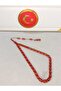 Dried Rose Color Fire Amber Prayers Beads - 2