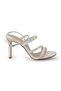 Women's Heeled Sandals with Multiple Thin Straps, Shiny Patent Leather, Evening Dress, Thin Heel L072.3020 - 2