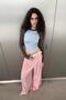 Allbucks Za - Ra Wide Leg Fabric Trousers with Pockets Abzra00024 - 5