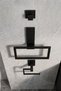 Lifetime Stainless Steel Bathroom Set, Smoked Gray Adhesive Mounting Luxury Accessory Set - Towel Holder, Toilet Paper Hanger - 5