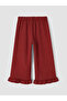 Red Regular Fit Girls' Trousers - 3