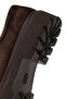 Men's Brown Lace-Up Thick Soled Suede Leather Casual Shoes Wm680016Ds - 8
