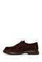 Men's Brown Lace-Up Thick Soled Suede Leather Casual Shoes Wm770006Ds - 3