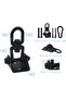 Suitable for Heavy-duty Ceiling Hooks 360 Rotatable 304 Stainless Hammock Suspension Set Black - 3