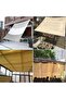2*3 meter shade cloth with perforations, suitable for patios, balconies, backyards, gardens, chicken coops, and kennels (black trim, beige). - 4