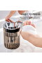 Foaming Soap Dispenser, Bathroom & Kitchen Hand Soap and Lotion Dispenser, Clear Gray Plastic Soap Dispenser with Foam Pump, Reusable, For Liquid Soap - 4