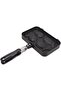 Taiyaki (fish-shaped) cake mold - Double-ended waffle mold with long handle - Ideal for homemade desserts.