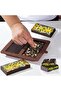 2 Pcs 2-in-1 Deep Silicone Chocolate Plate Molds, Non-Stick Dubai Chocolate Bar & Praline Making Casting Tray - 2