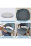 Elastic chair cover, office chair seat cover, swivel office chair seat cover, swivel chair seat cover, gray. - 3