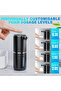 Automatic Soap Dispenser with Infrared Sensor (380ml Capacity, 4 Adjustable Speeds, USB Rechargeable, IPX5 Waterproof, Black) - 3