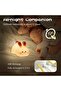 Adjustable brightness LED bunny night light, rechargeable silicone material, perfect for children's rooms. - 3