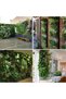 Vertical Garden Wall-Mounted Flower Pots - 7 Pockets - Black - Perfect for Apartments and Gardens - 5