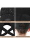 Ponytail baseball cap quick-dry adjustable black. - 5