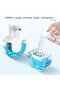 Automatic Foam Soap Dispenser, 420ml USB Rechargeable Touchless Infrared Sensor Foam Pump for Bathroom, Kitchen & Office, White - 5