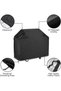 Barbecue Grill Cover Gas Lid Rain Protective Waterproof Tarpaulin Outdoor 145x61x117cm - 4