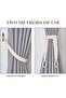 3-Piece Natural Cotton Rope Curtain Tieback Set - Curtain Decor - Soft Hand-woven Rope - 3