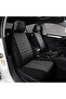 Gray 2-piece car seat cover set, front seat cover, car interior - 3