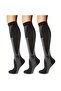 3-Pack Athletic Compression Socks for Sports & Running (L/XL).