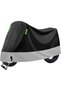 295*110*140cm Universal Waterproof Oxford Cloth Motorcycle Cover with Windshield, All-Weather Indoor/Outdoor Shelter