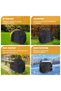 Barbecue cover, outdoor barbecue protective tarpaulin, waterproof grill pan cover, UV resistant, windproof (147x61x117 cm) - 3