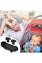Stroller tray with cup holder, suitable for both feeding and play, perfect for outings and home use, black. - 3