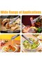 2-Pack Stainless Steel Kitchen Clips with Non-Slip Handles, Lockable Heat-Resistant Clips, 9-inch & 12-inch, for Grilling and Cooking - 3