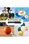 Mini Bicycle Pump Portable High-Pressure Tire Air Pump Frame Mount for Road Mountain Bikes Ball Pump with Needle - 3
