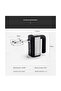 5-speed electric hand mixer with blender, traditional mixer, dough stick, 300 watts, for baking and cooking, black. - 4