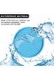 A set of 4 universal non-slip silicone coasters, PVC cup holders, car coasters, and coasters (blue). - 5