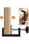 Two-piece screw clamp set for small objects - Black C-clamp - Portable adjustable clamp for versatile applications. - 3