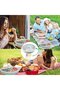 Rotating snack tray - with handle - reusable snack box - storage box - children's snack box - portable snack box - snack bowl - rotating reusable... - 4