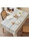 Tablecloth - 140cm x 140cm - Rectangular Bohemian style tablecloth - Waterproof, oil-proof, stain-proof, dust-proof, washable - T... - 3