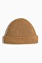 Rib-knit hat