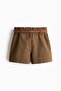 Belted twill shorts - 4