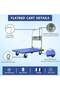 Industrial Platform Trolley with Fitting Wrench-Heavy Duty Flat trolley of 150 kg Weight Capacity-heavy duty trolley, Hand truck-Load trolley for Office and Commercial Uses - 2