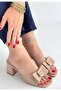 Pier nude skin high heel slippers - 3