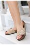 Zooy beige nubuck slippers