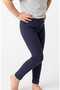 Ribbed Lycra Children's Tights 1 Piece in Navy Blue Color