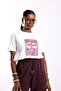 White Catch the Sunset Printed T-Shirt 12200 - 4