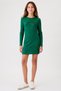 Kids Girl Embroidered Long Sleeve Dress, Green