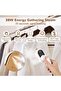 Portable Mini Iron with 180° Swivel Handle - Cordless and Foldable Steam Iron for Clothing - 2