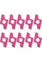 10 pre-cut kinesiology tapes for the knee joint, waterproof knee pads, elastic cotton sports tapes, for joint support, rose red.