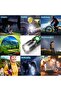 Rechargeable LED Flashlight 395nm Magnetic USB COB Red Light 2200mAh Battery Waterproof UV Black Light Pet Urine Detector 2 Pieces - 4