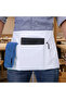 Half-length apron with 3 pockets and adjustable shoulder straps, unisex, for waiters, kitchen staff, chefs, cafes, restaurants, bakeries, florists - 2